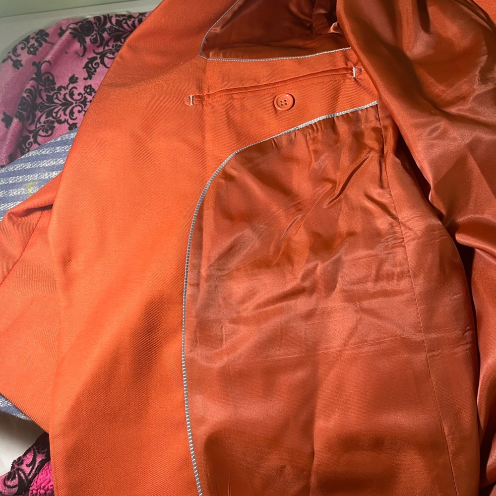 Vangyue Men's Rust color Blazer size XL - Picture 9 of 11